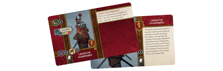 A Song of Ice and Fire : Tabletop Miniatures Game - Lannister Guardsmen